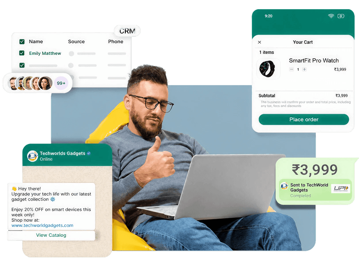Stay in Control of Every Vendor with *WhatsApp CRM Software*
